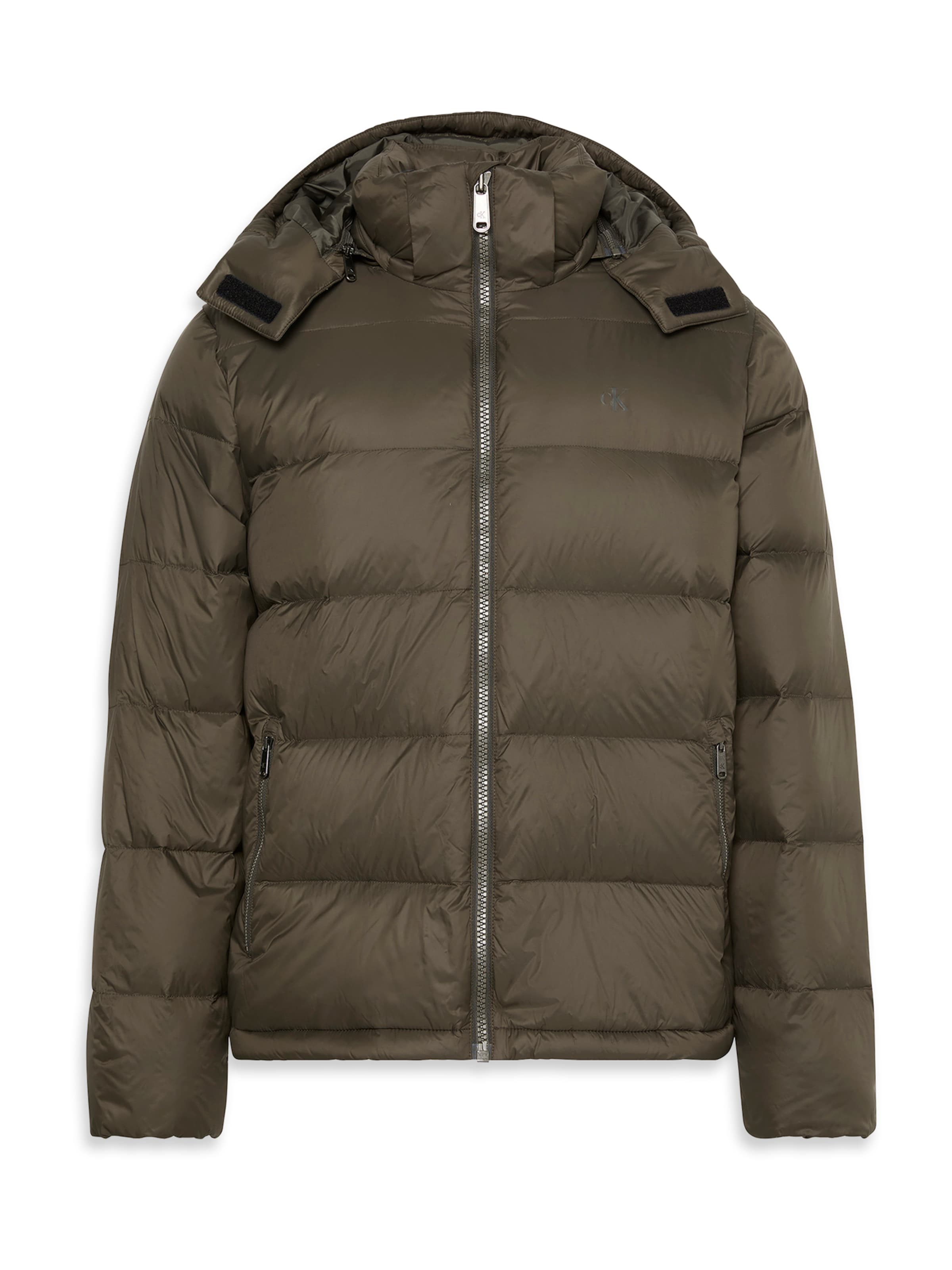 Geacă de iarnă de la Calvin Klein Jeans pe verde: față