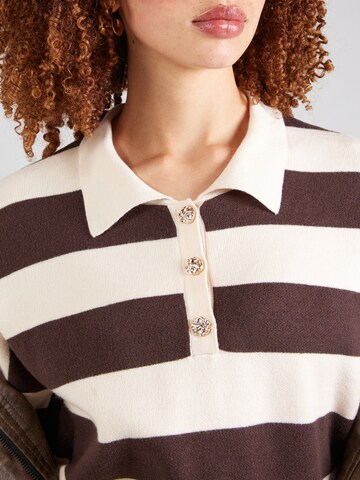 PIECES Pullover 'PCJassy' i brun