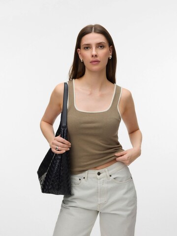 Tops en tricot 'VMEmerson' VERO MODA en gris : devant