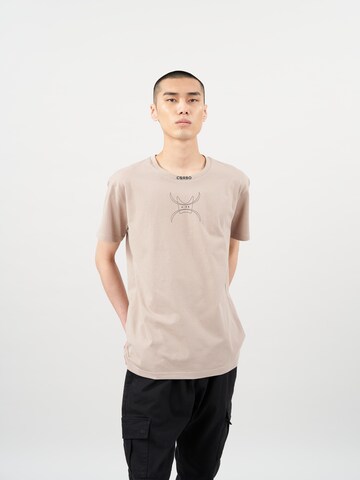 Cørbo Hiro Shirt 'Ronin' in Beige: front