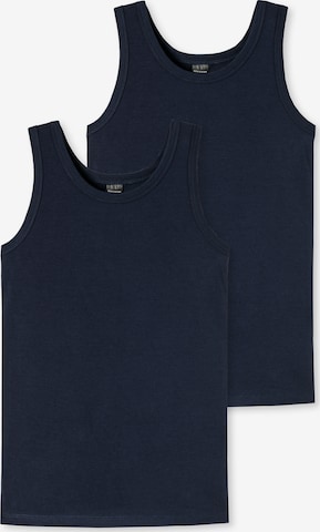 Maillot de corps SCHIESSER en bleu : devant