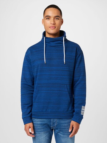 QS - Sweatshirt em azul: frente