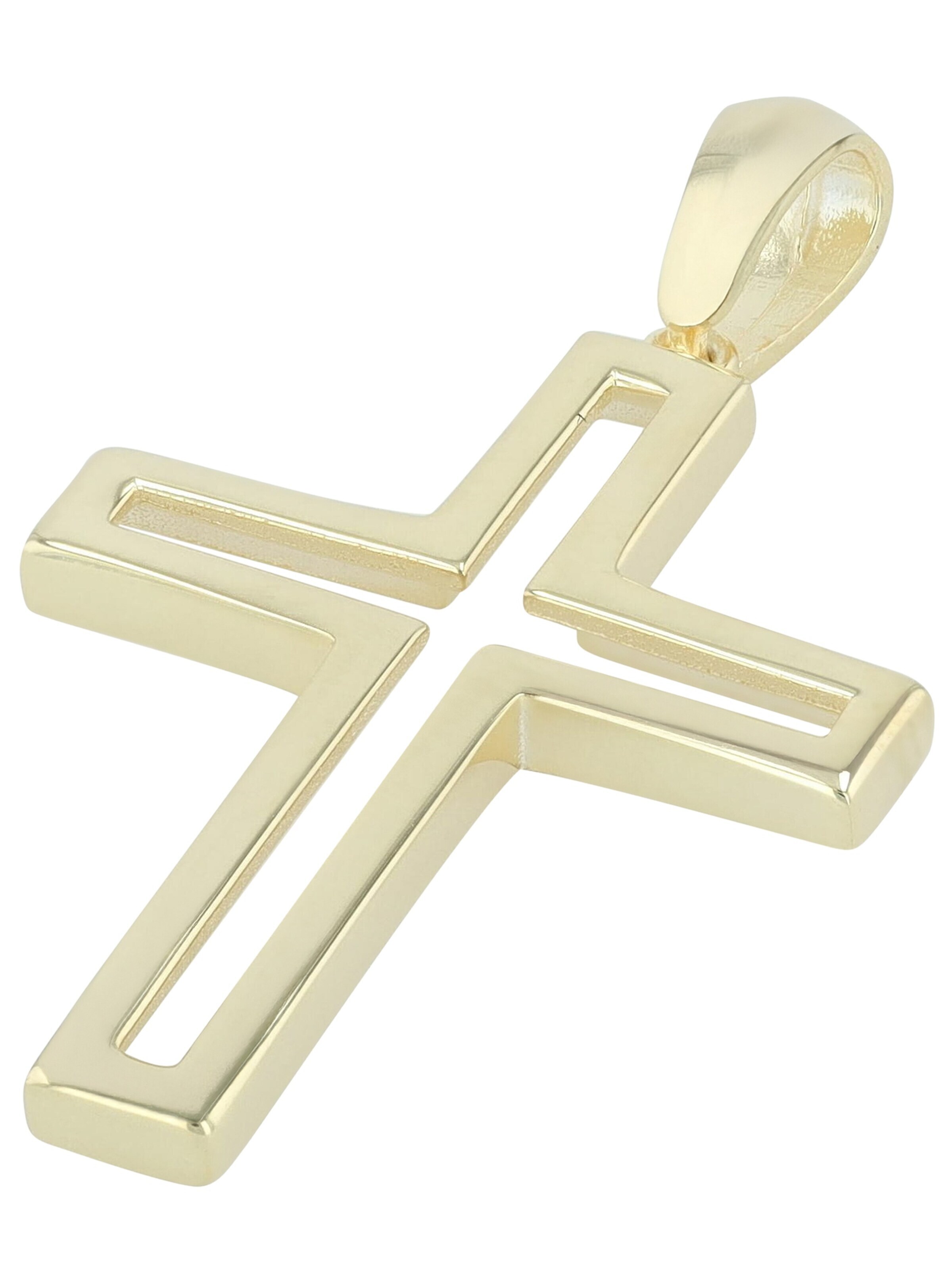 Akzent Pendant '"Elia" aus 925 Sterlingsilber, rhodiniert, langlebig' in Gold