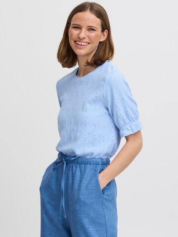 b.young - Camiseta 'SILVA' en azul: frente