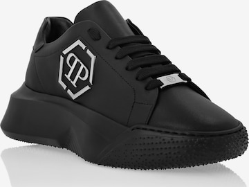 Philipp Plein Platform trainers 'Godzilla' in Black: front