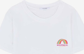 Scalpers Shirts 'Rainbow' i hvid: forside