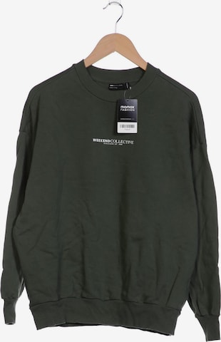 Asos Sweatshirt & Zip-Up Hoodie in XXS in Green: front