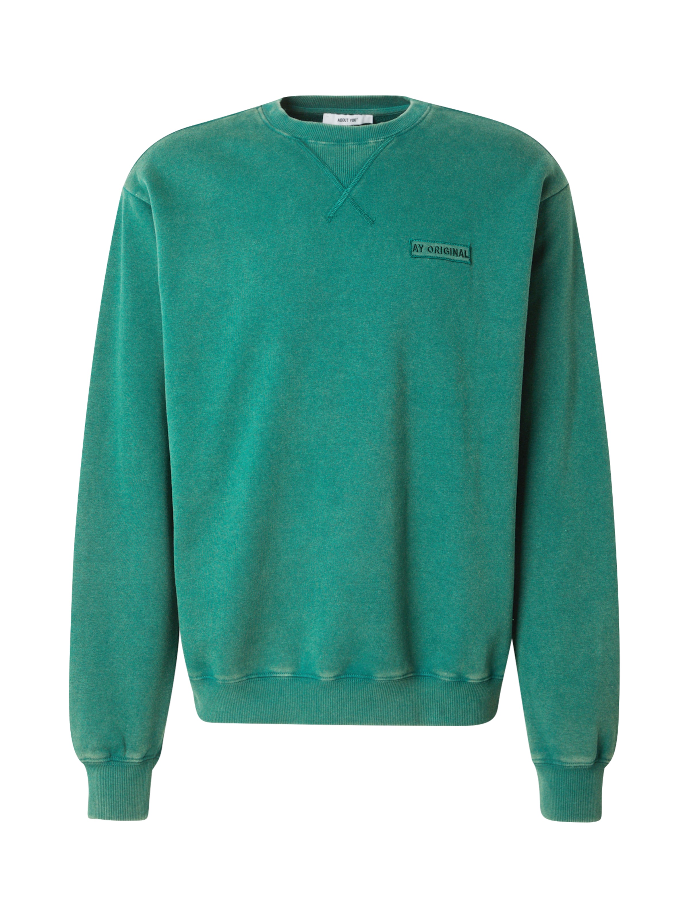 ABOUT YOU Sweatshirt 'Xaver' in Green: front