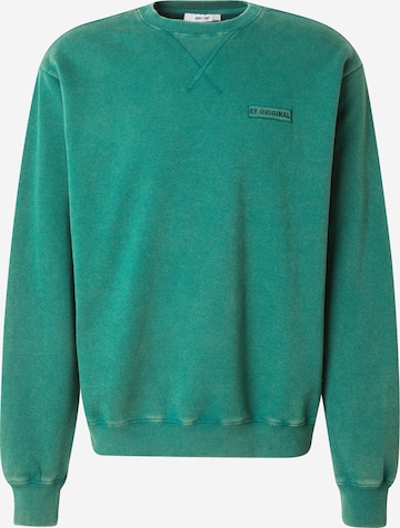 ABOUT YOU Свитшот 'Xaver' в Зеленый: спереди