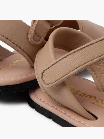 Sandales Pisamonas en beige