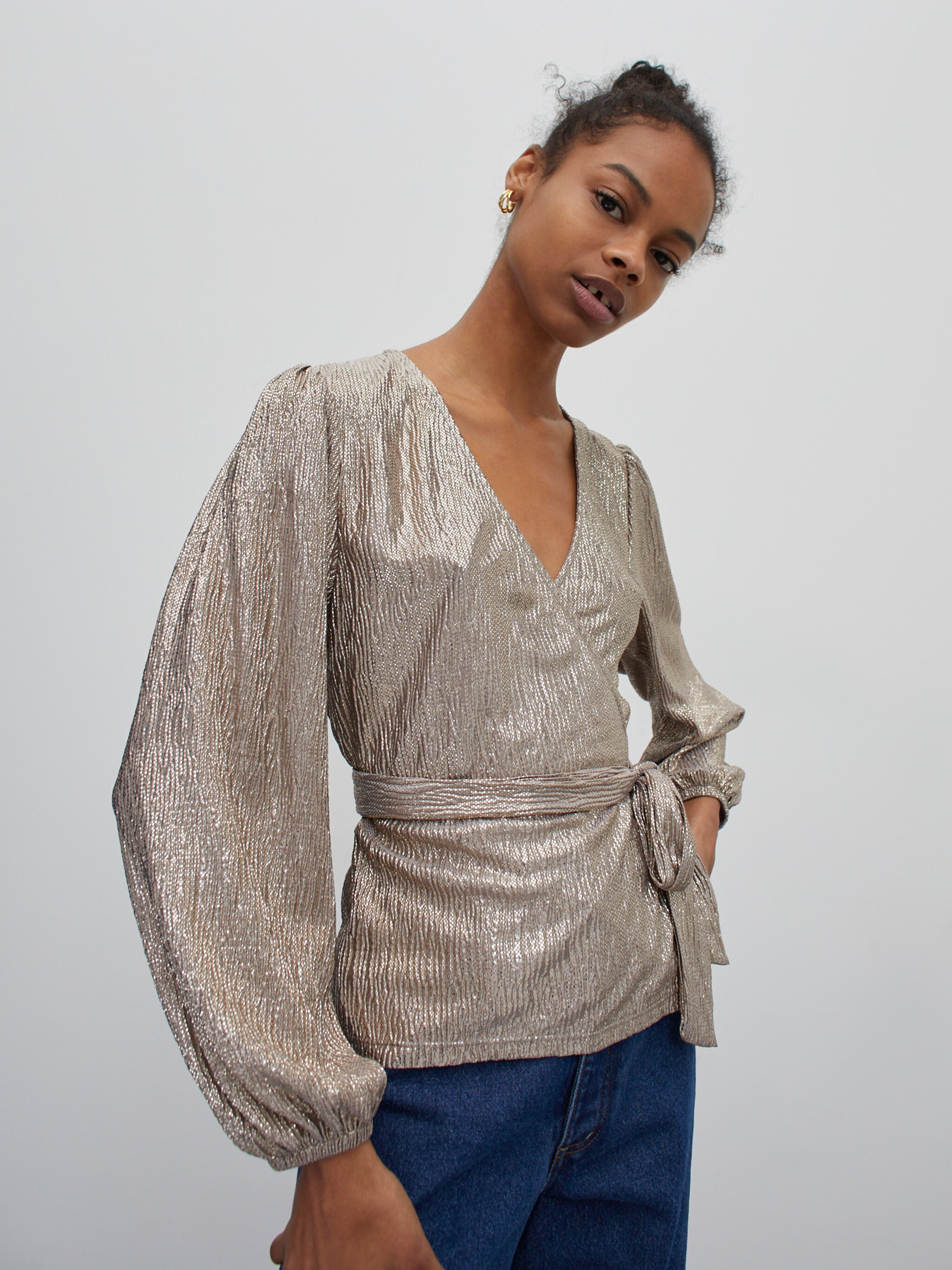 EDITED Produkte Bluse 'Neyla' beige