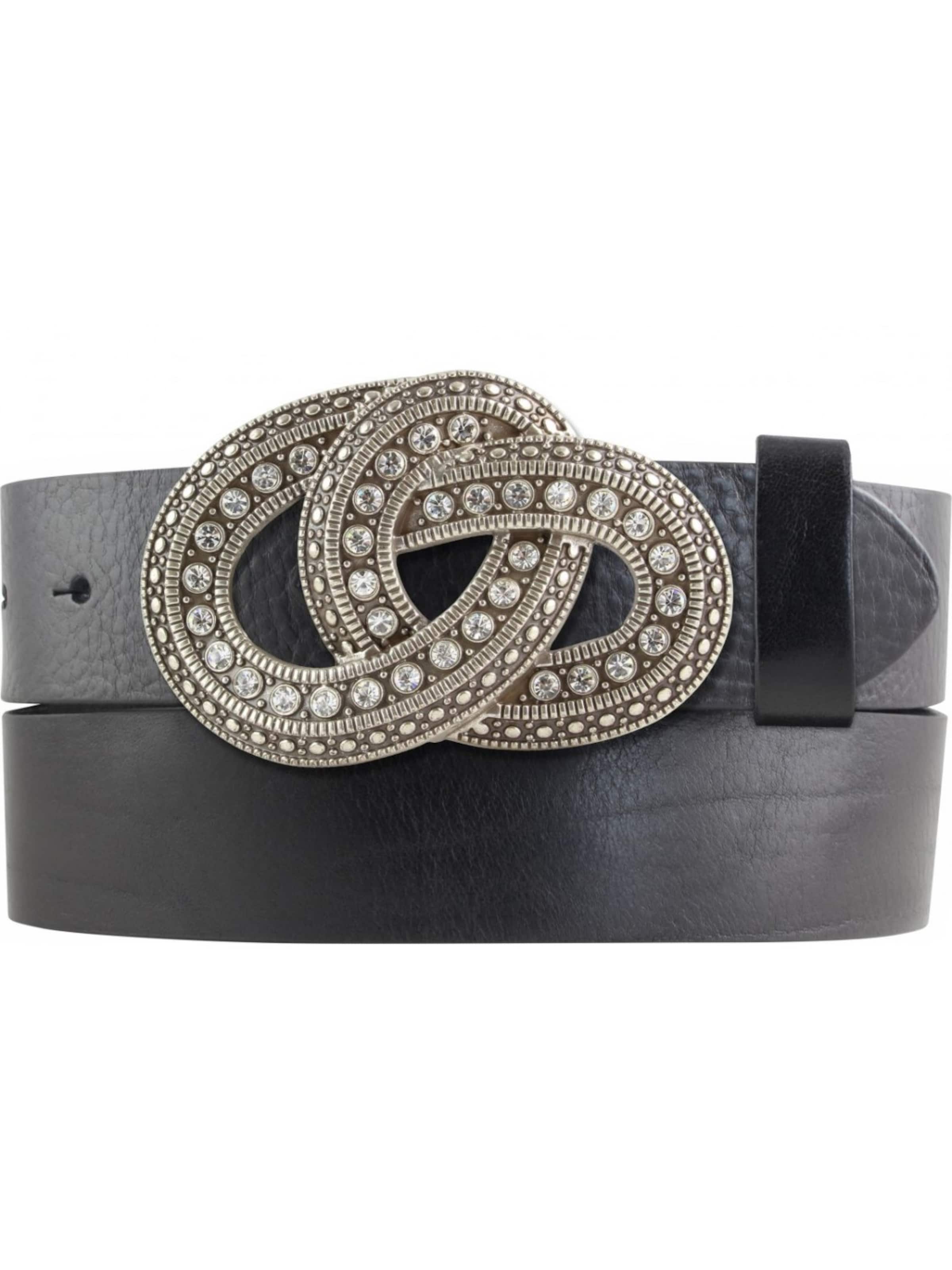 BELTINGER Gürtel 'Pratoa'‌‌‌‌‌‌‌‌‌‌ in Schwarz: Vorderseite