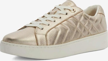 Baskets basses 'Egent' Dune LONDON en or : devant