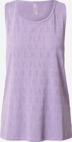 ONLY PLAY Sports Top 'SAFA' in Purple: front