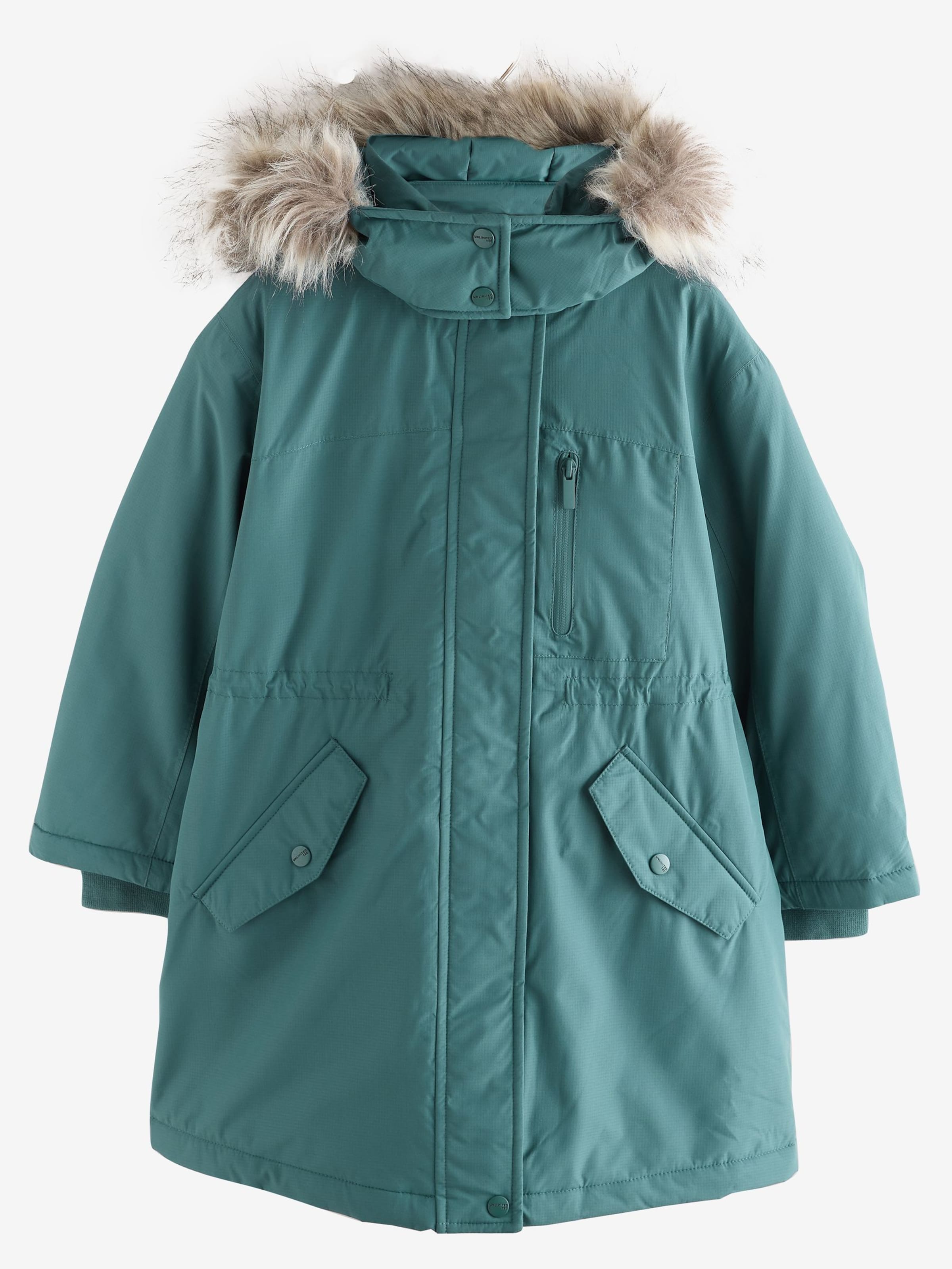 Next Παλτό σε μπλε: μπροστά