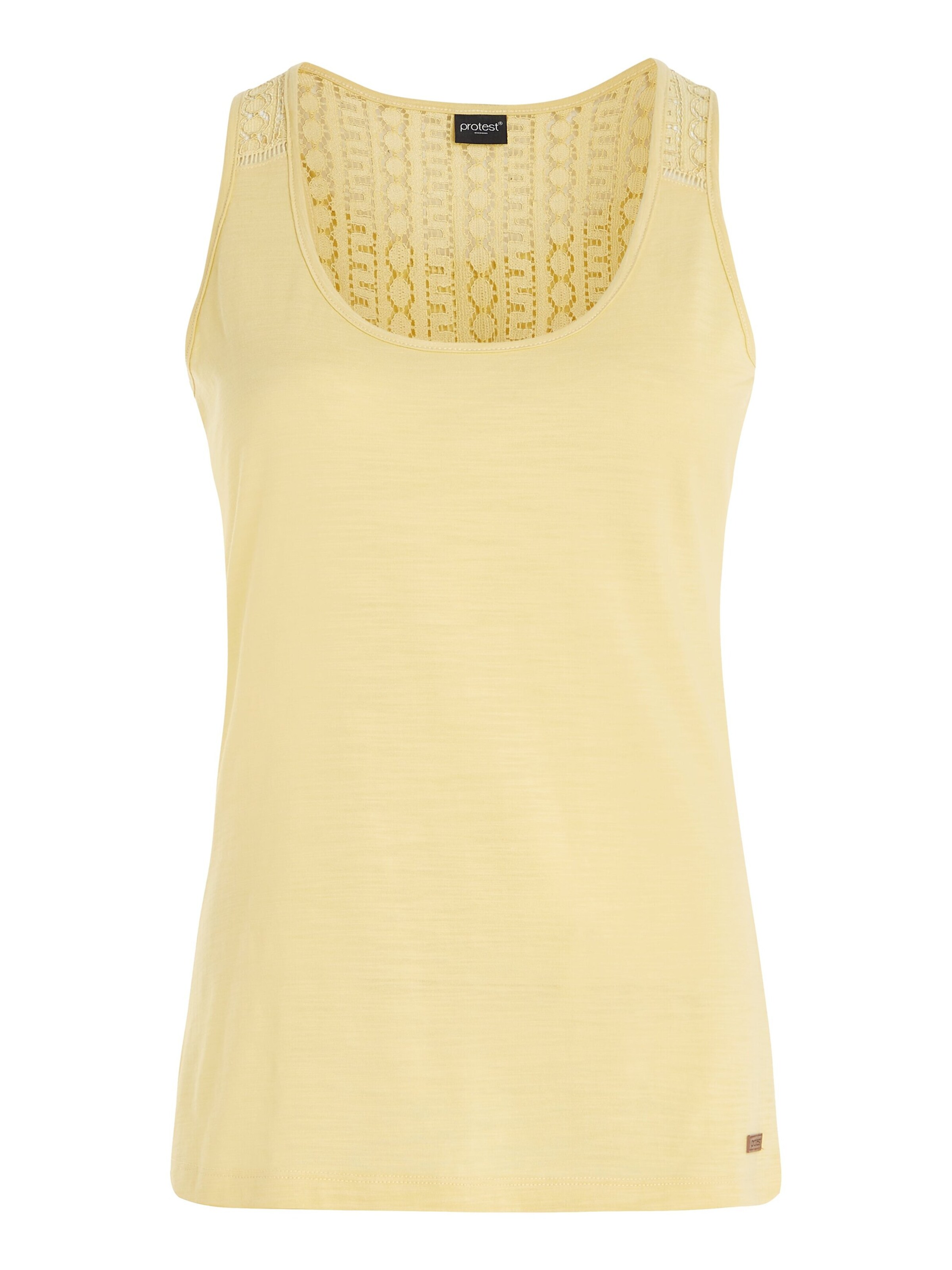 PROTEST Shirt 'PRTBECCLES' in Yellow: front