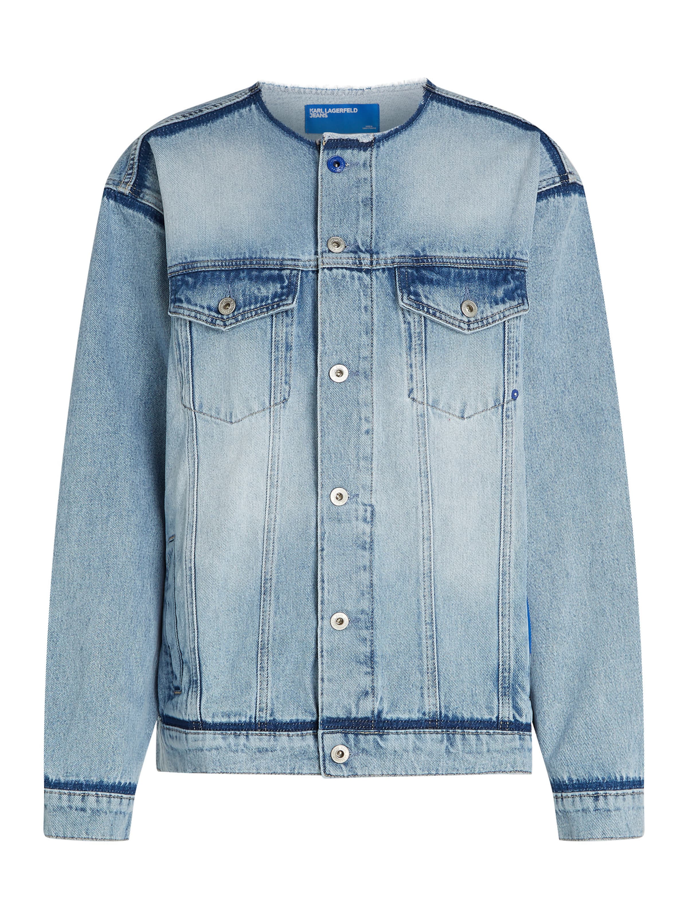 Giacca di mezza stagione di KARL LAGERFELD JEANS in blu: frontale