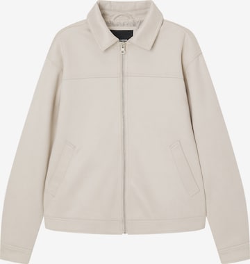 Pull&Bear Tussenjas in Beige: voorkant