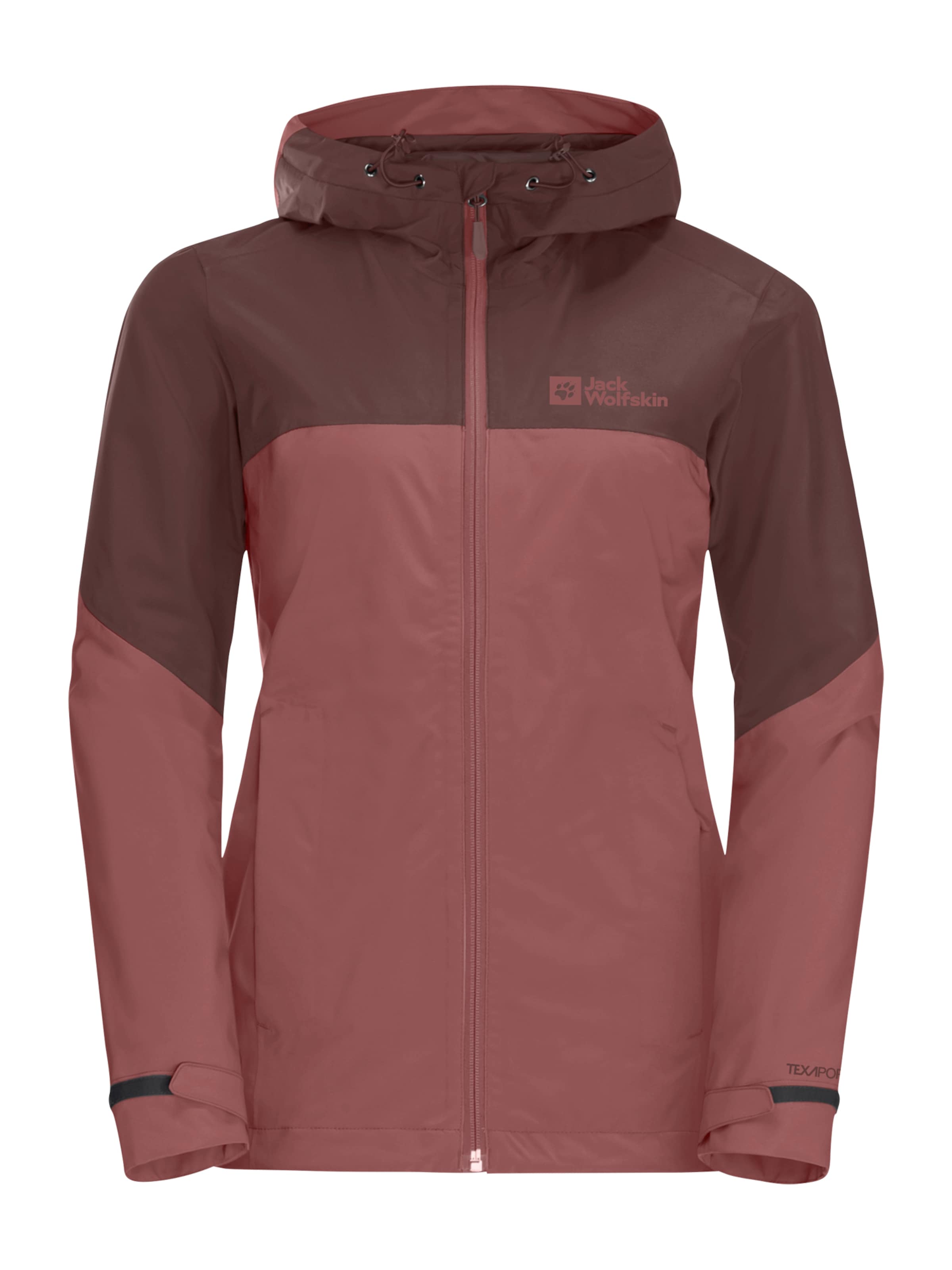 JACK WOLFSKIN Kültéri kabátok 'Weiltal 2L' - piros: elől