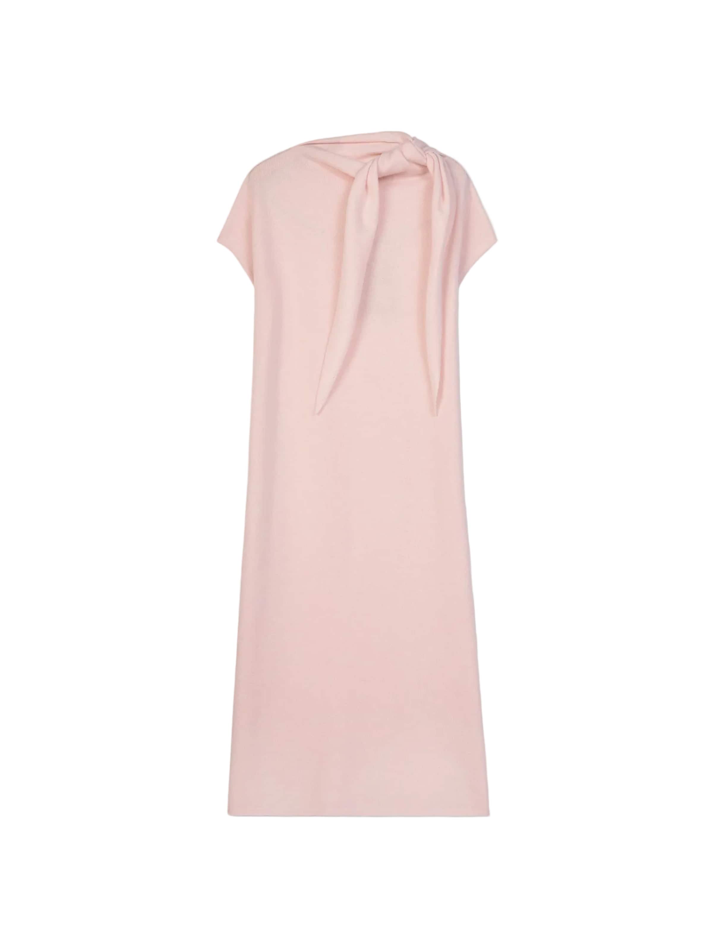 GOBI Cashmere Jurk in Oranje: voorkant