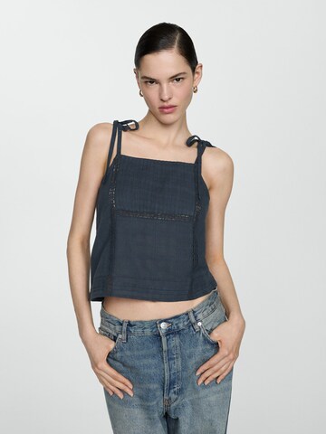 MANGO Top 'LAZO' | modra barva: sprednja stran