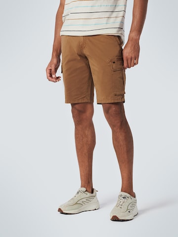 No Excess Regular Cargo Pants in Brown: front