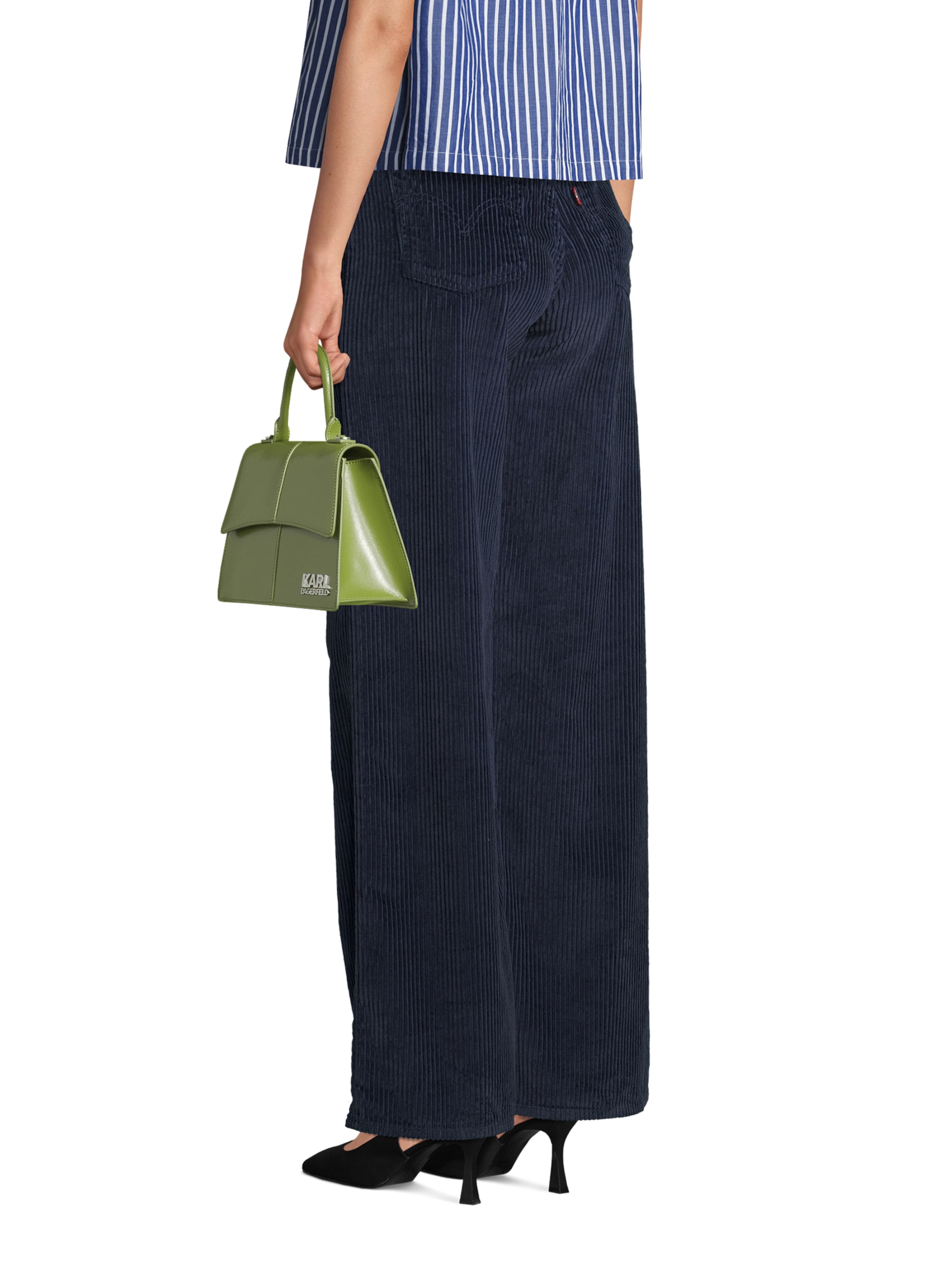 Karl Lagerfeld Håndtaske 'STONE' i grøn