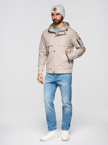 Ombre Functionele jas in Beige