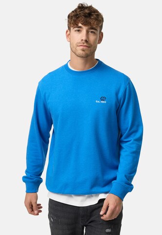 INDICODE JEANS Sweatshirt 'Julius' in Blue: front