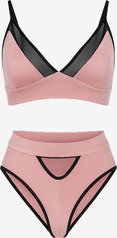 C&City Underwear Set in Pink: Vorderseite