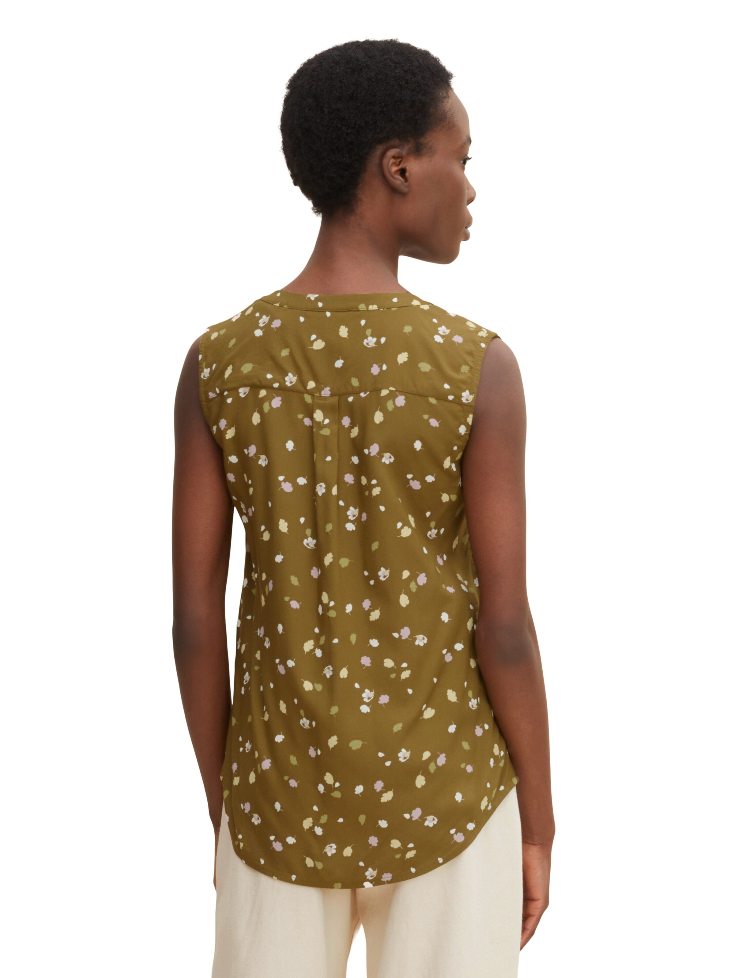 Frauen Große Größen TOM TAILOR Bluse in Oliv - WU50917 Frauen Große Größen TOM TAILOR Bluse in Oliv - WU50917