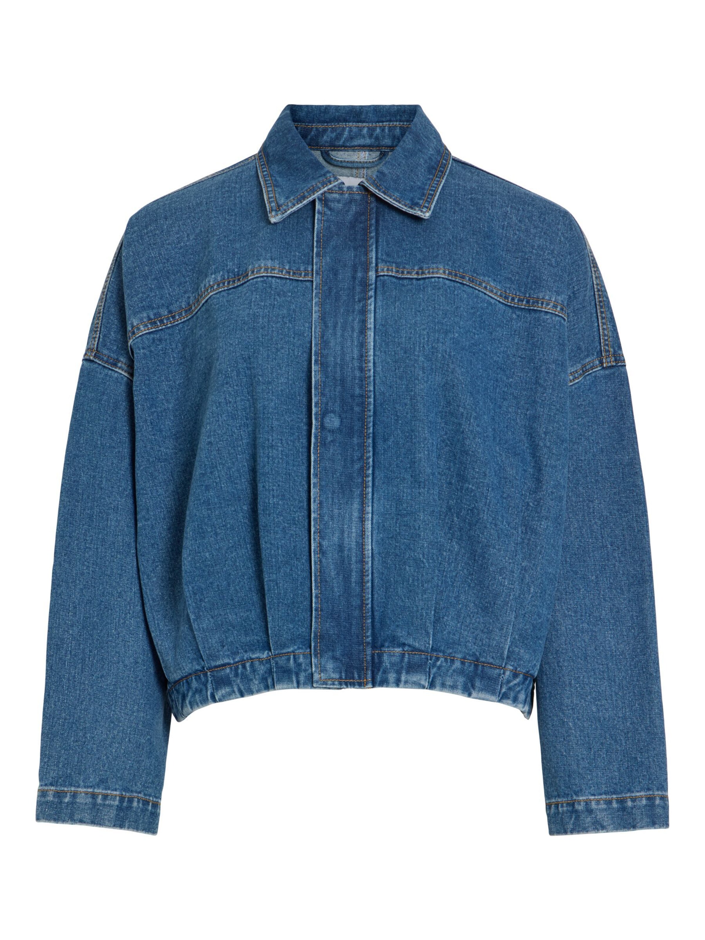 VILA Between-Season Jacket in Blue: front