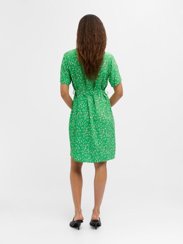 OBJECT - Vestidos camiseiros 'Ema Elise' em verde