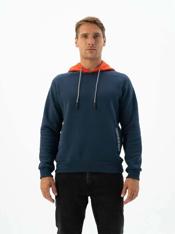 Sweat-shirt Arma en bleu : devant
