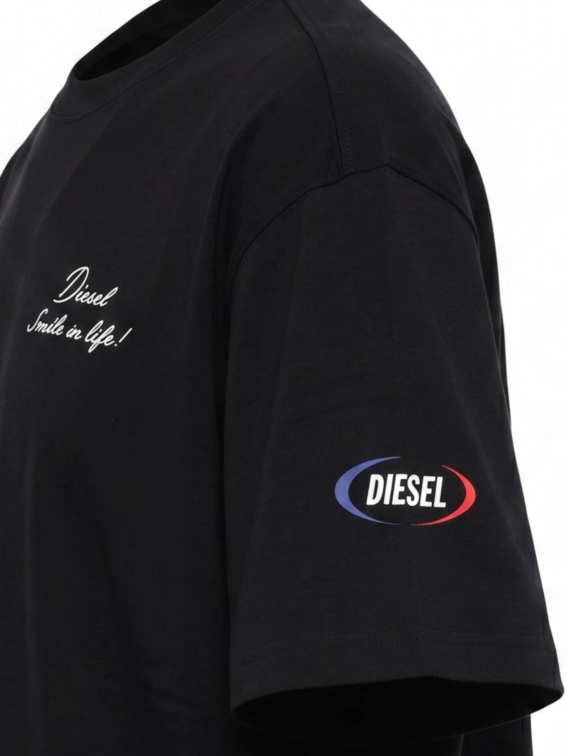DIESEL Koszulka w kolorze czarny