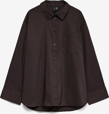 VERO MODA Blouse 'VMLotus' in Bruin: voorkant