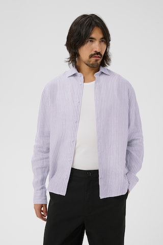 Matinique Regular fit Button Up Shirt 'Marc' in Purple: front