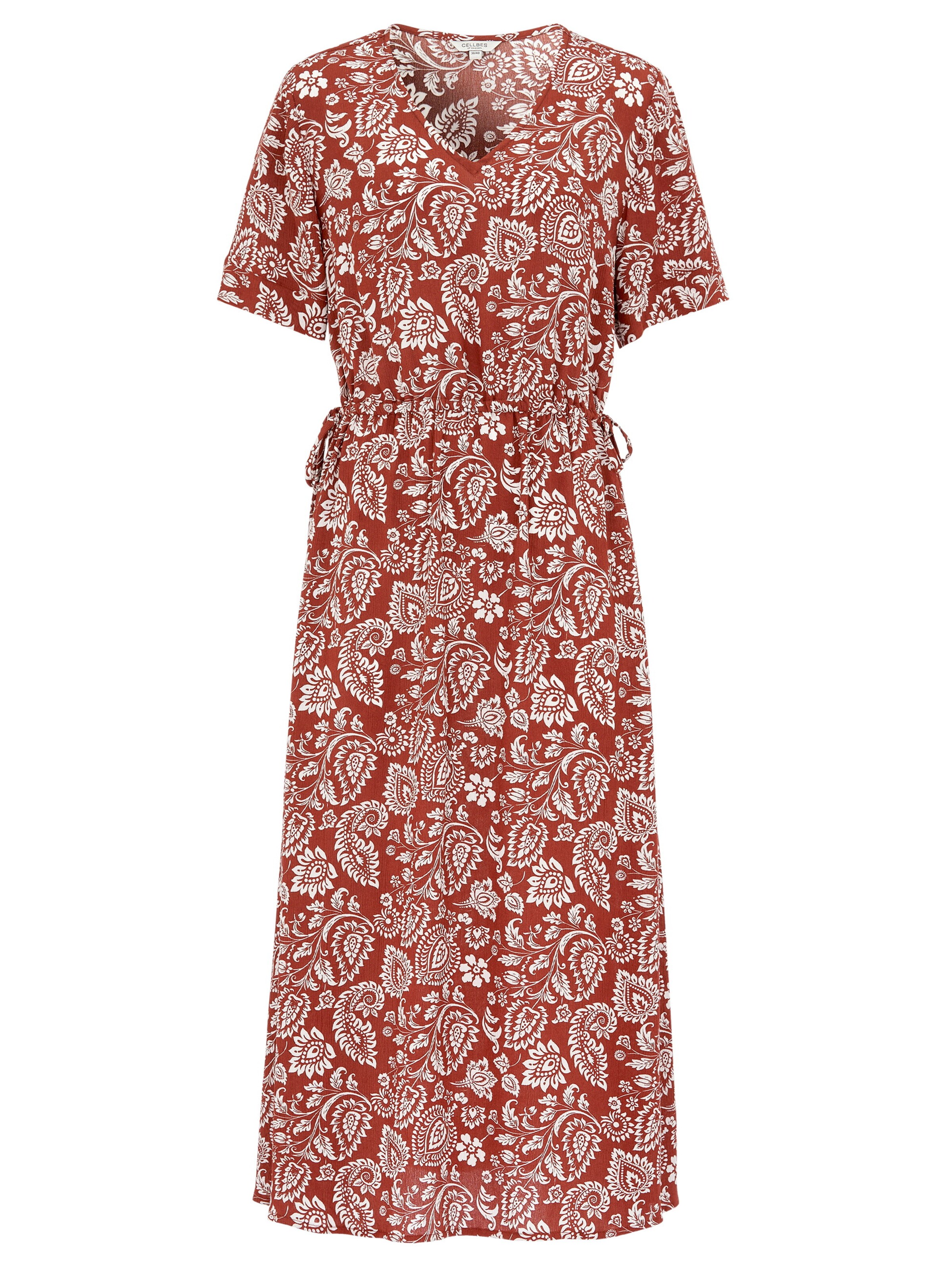 Cellbes of Sweden Robe en 34-36 en rouge rouille, Vue avec produit