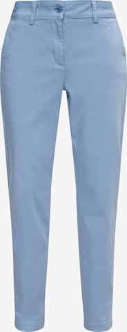 Pantaloni eleganți de la COMMA pe albastru: față