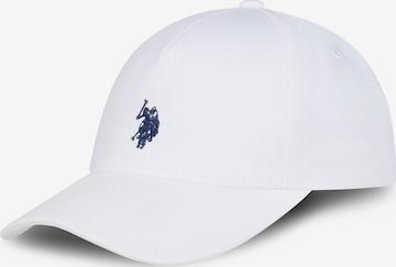 U.S. POLO ASSN. Cap in White: front