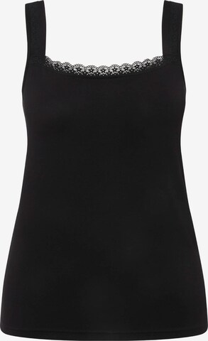 Ulla Popken - Camiseta térmica en negro: frente