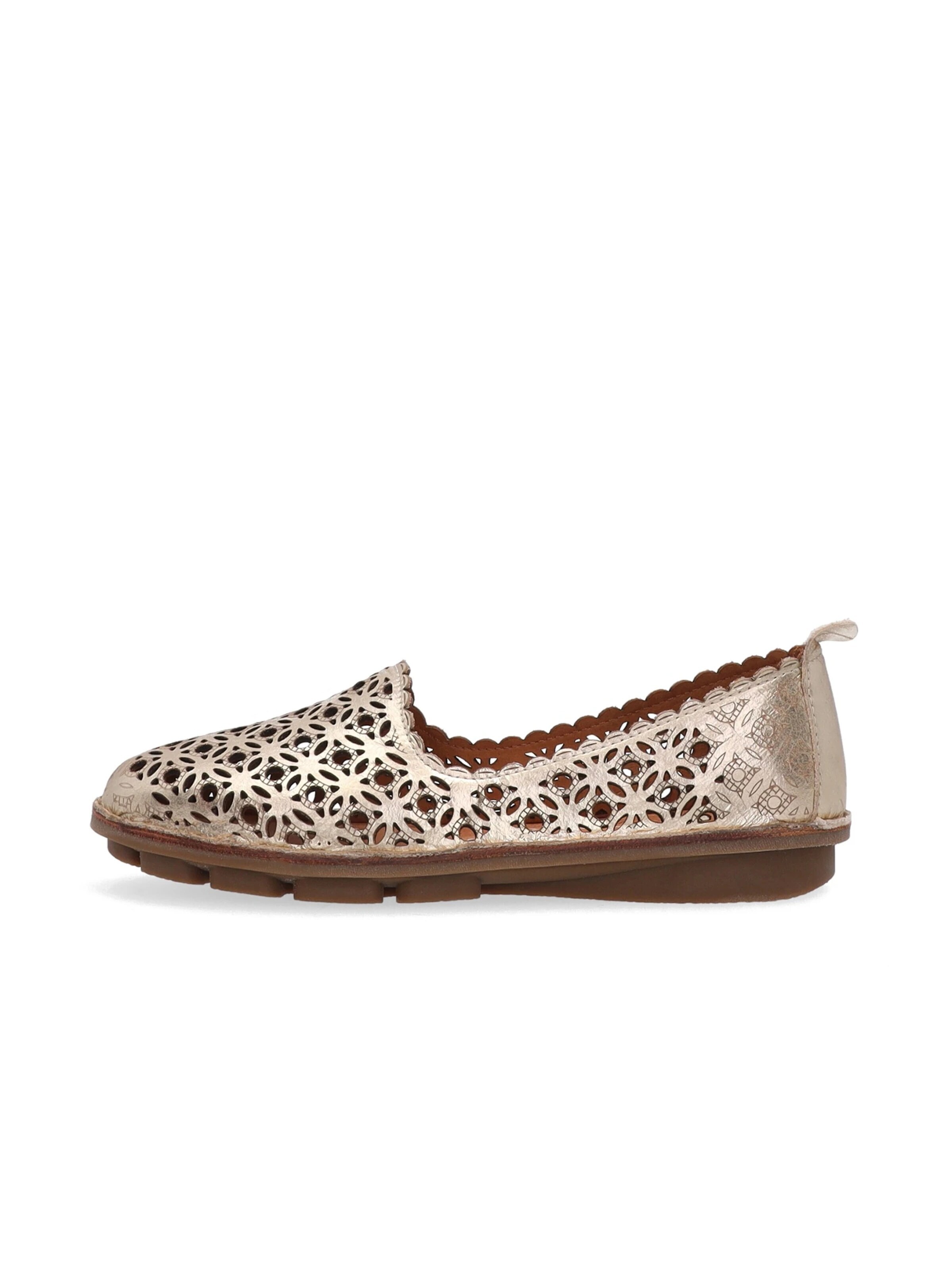 VENEZIA Moccasins in Gold