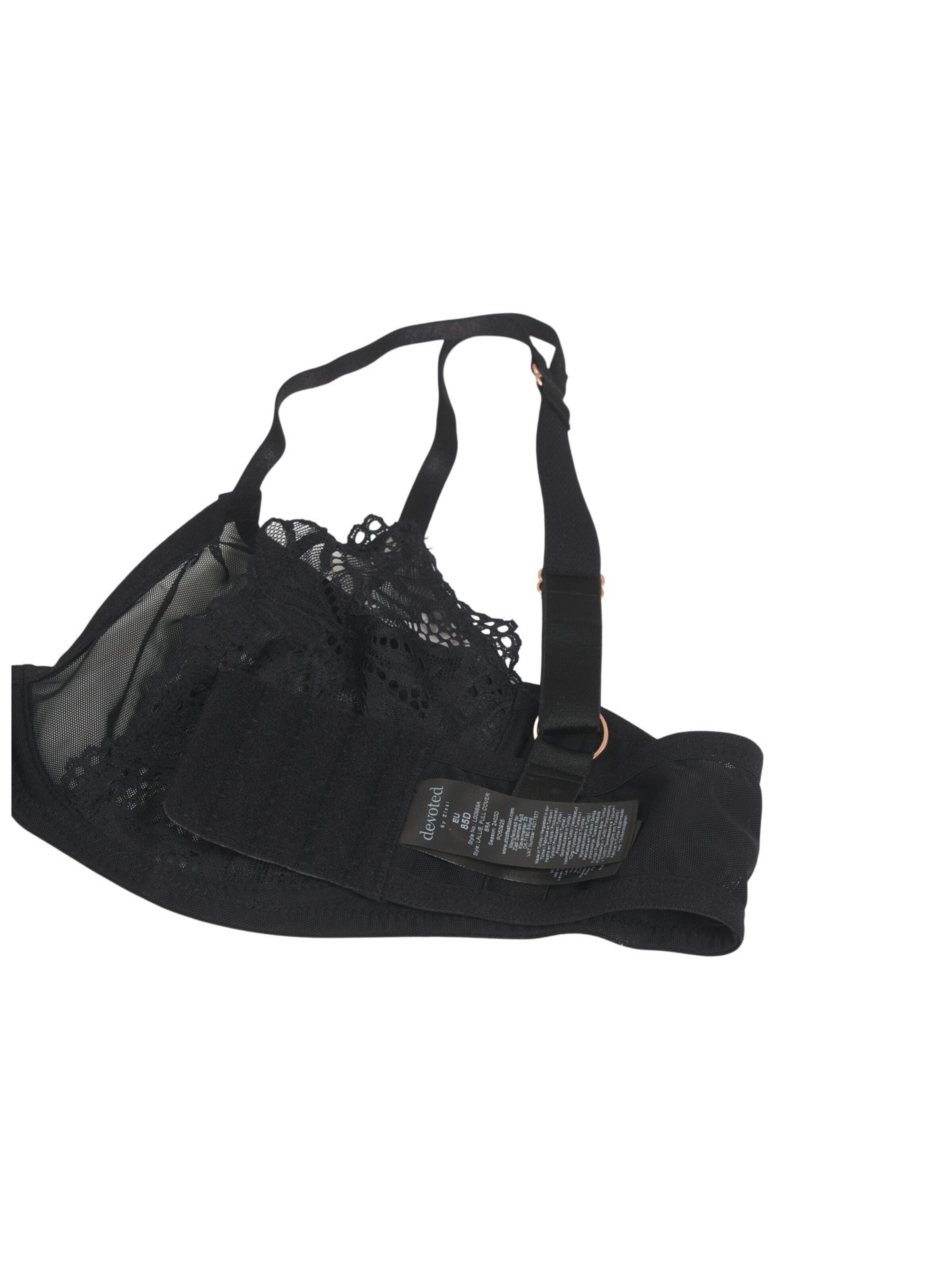 Devoted by Zizzi Podprsenka 'Lallie' – černá