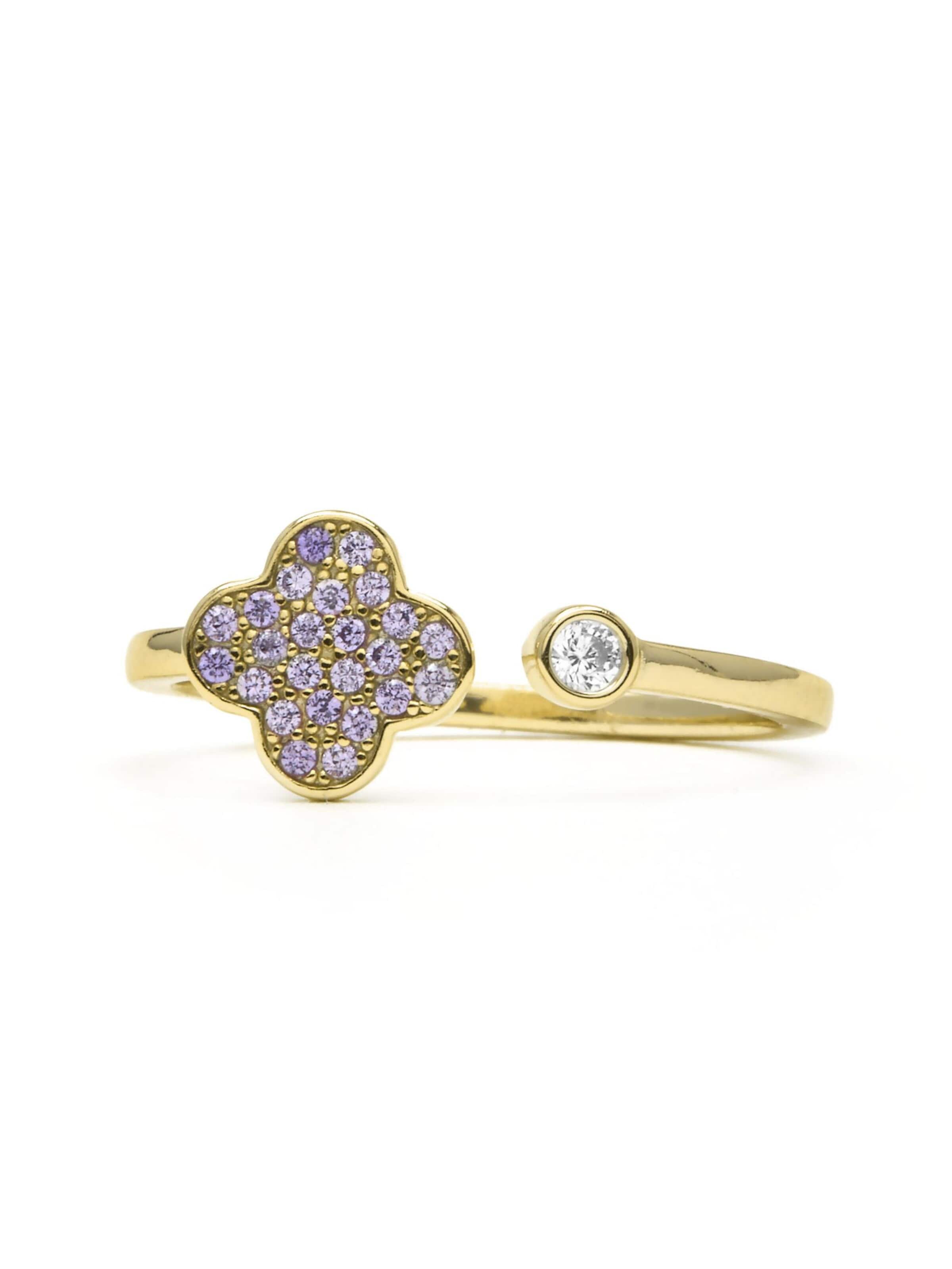 Anello 'Alsion' di Luxenter in lilla