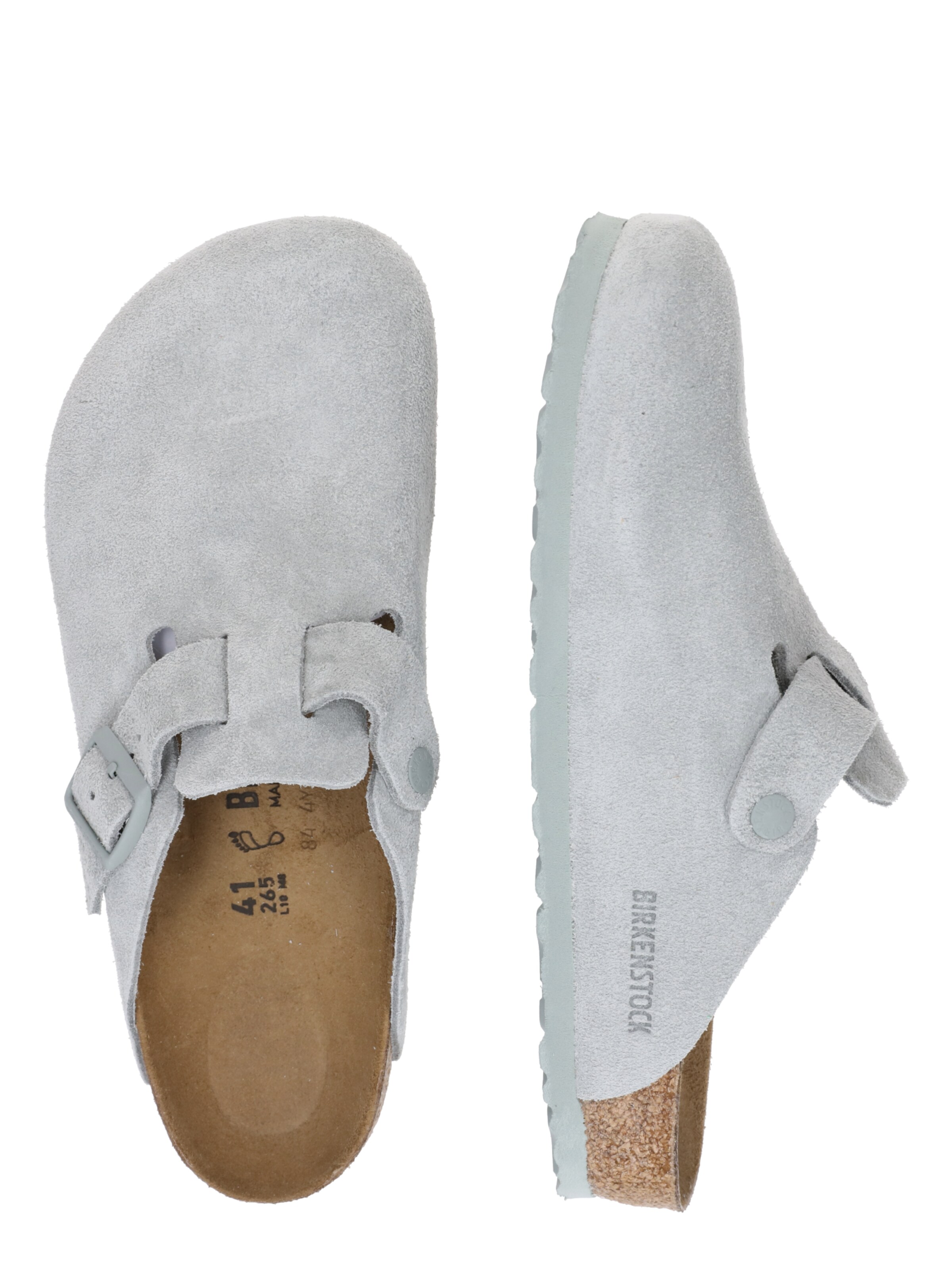 pilka BIRKENSTOCK Šlepetės 'Boston'