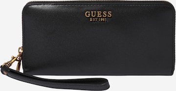 GUESS Wallet 'Laurel' in Black: front