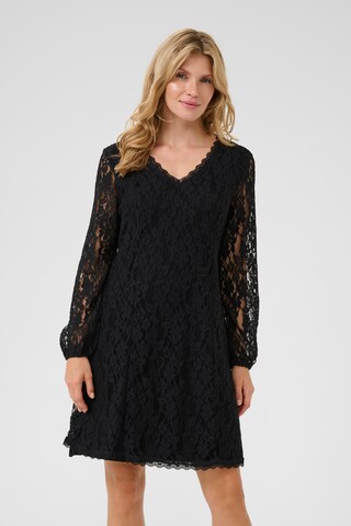 Robe 'Kit' Cream en noir : devant