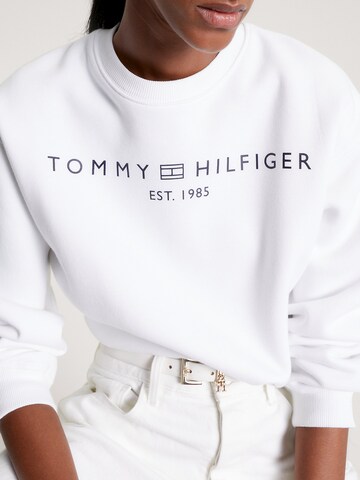 Sweat-shirt TOMMY HILFIGER en blanc