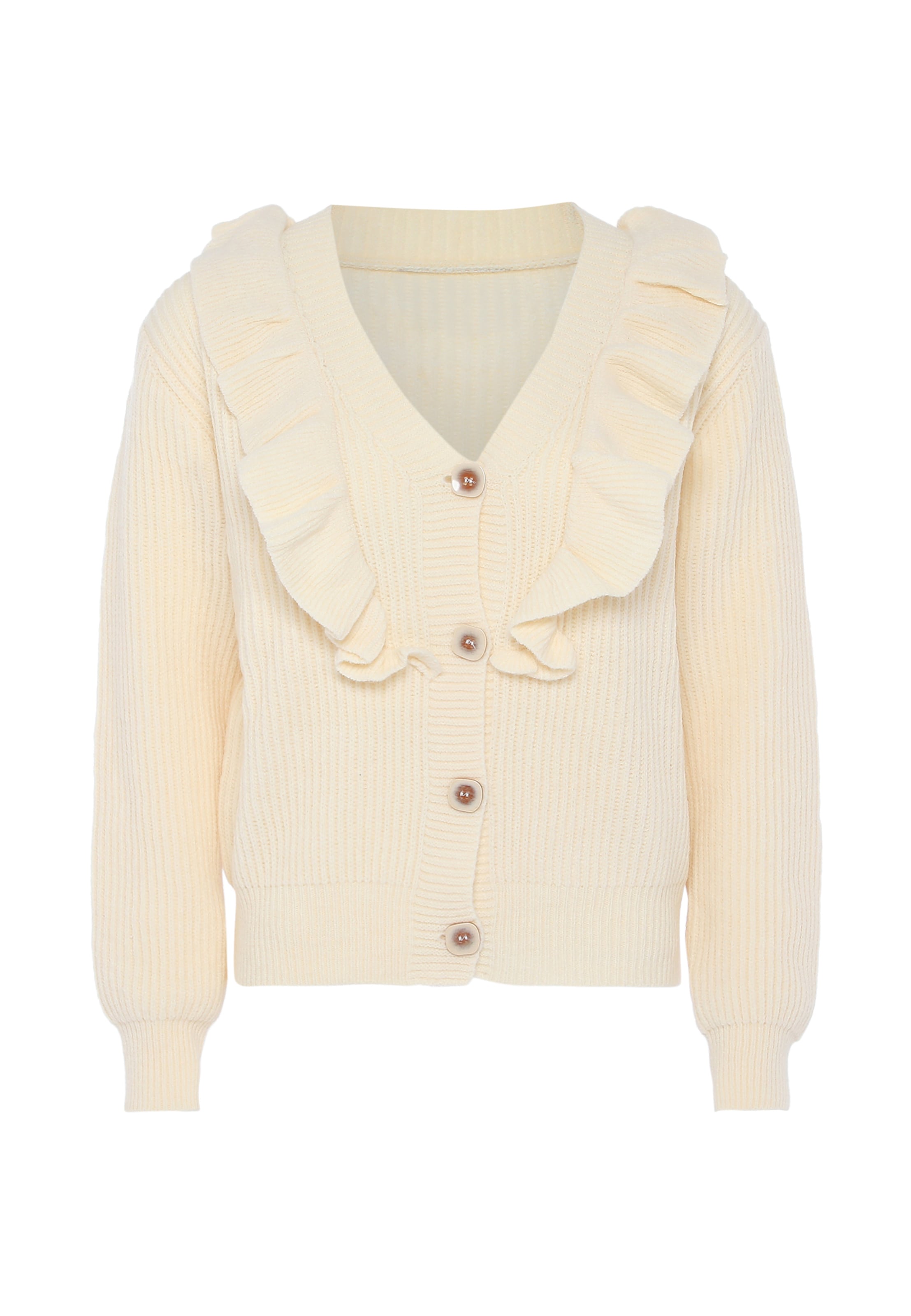 Giacchetta di caspio in beige: frontale