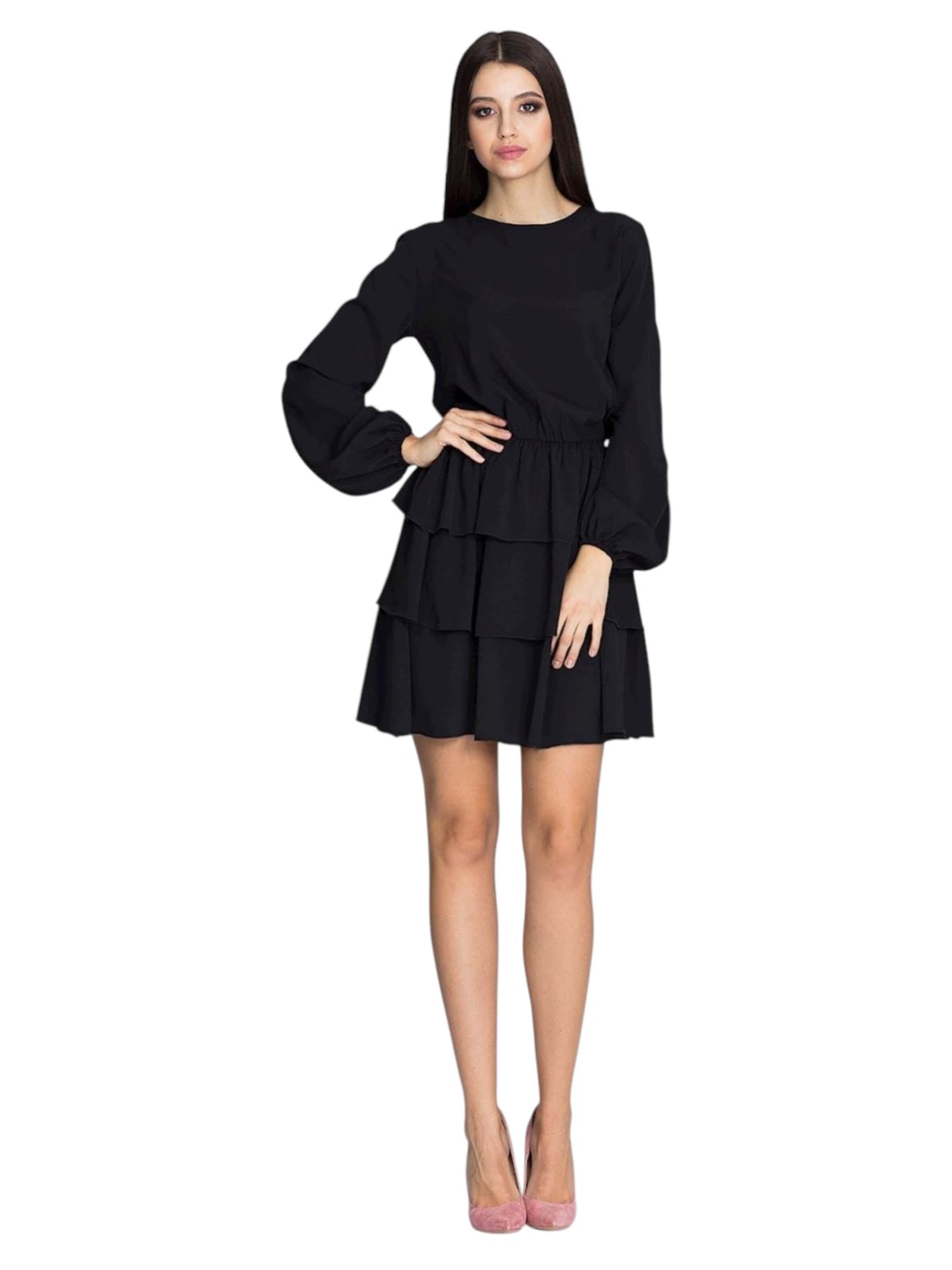 amorubi.com Dress in Black: front